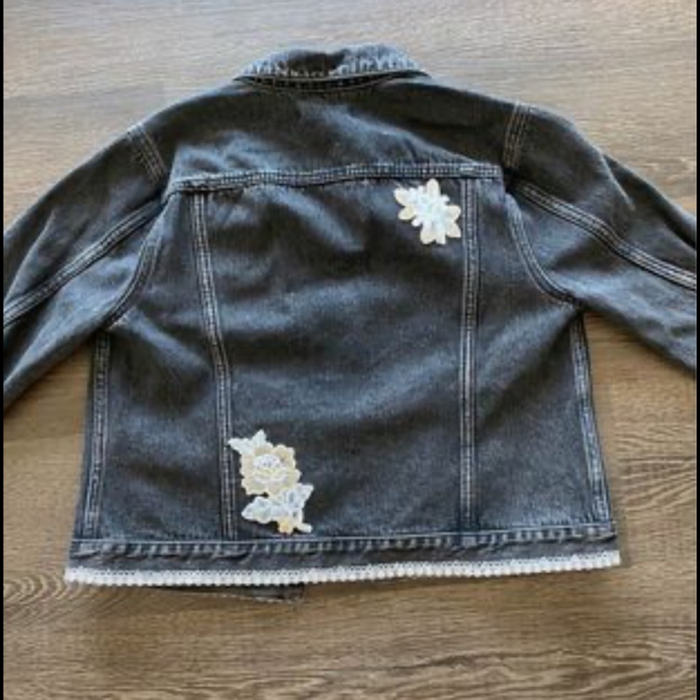 Black jean jacket